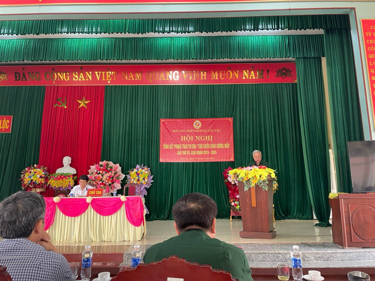 Hội Cựu chiến binh xã Cầu Lộc tổ chức Hội nghị tổng kết Phong trào thi đua Cựu chiến binh gương mẫu giai đoạn 2019-2024